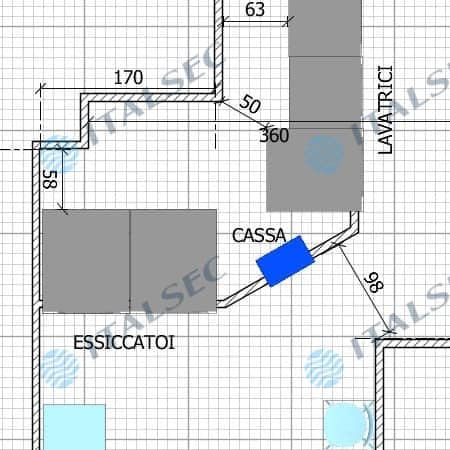 Impianti per lavanderia self service, lavasecco, industriale 8 progetto di una lavanderia self service